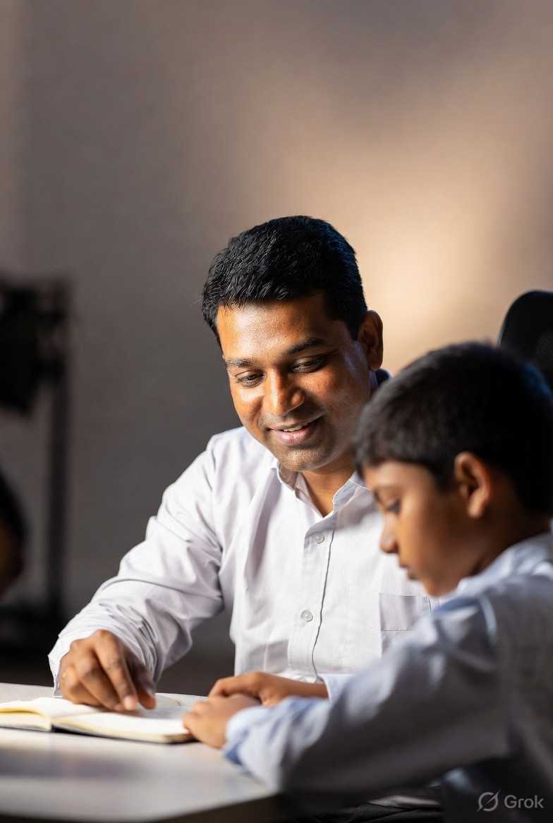 Chhote Champs certified trainer at child's home in Mumbai — offline kids training session